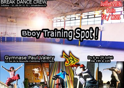 Bboy Training Spot Juillet 2016